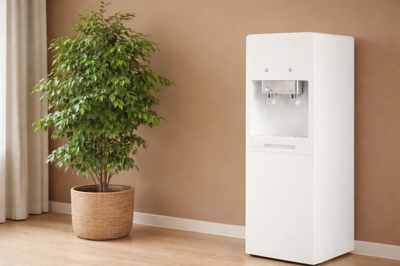 White Bottleless Water Cooler